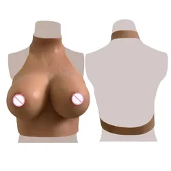 Silicone Breast Forms Bodysuit Artificial Fake Boobs Tits Tetas For Shemale Cosplay Drag Queen Transgender Crossdresser