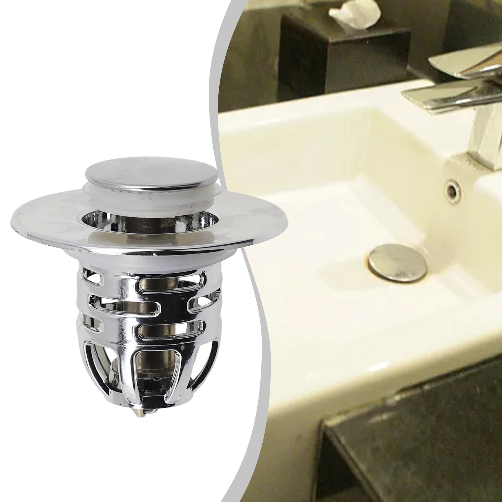 Stopper Filter ABS copper Core Kitchen Bounce Up Drain Filter 1.32in Brand New High Quality Practical Exquisite