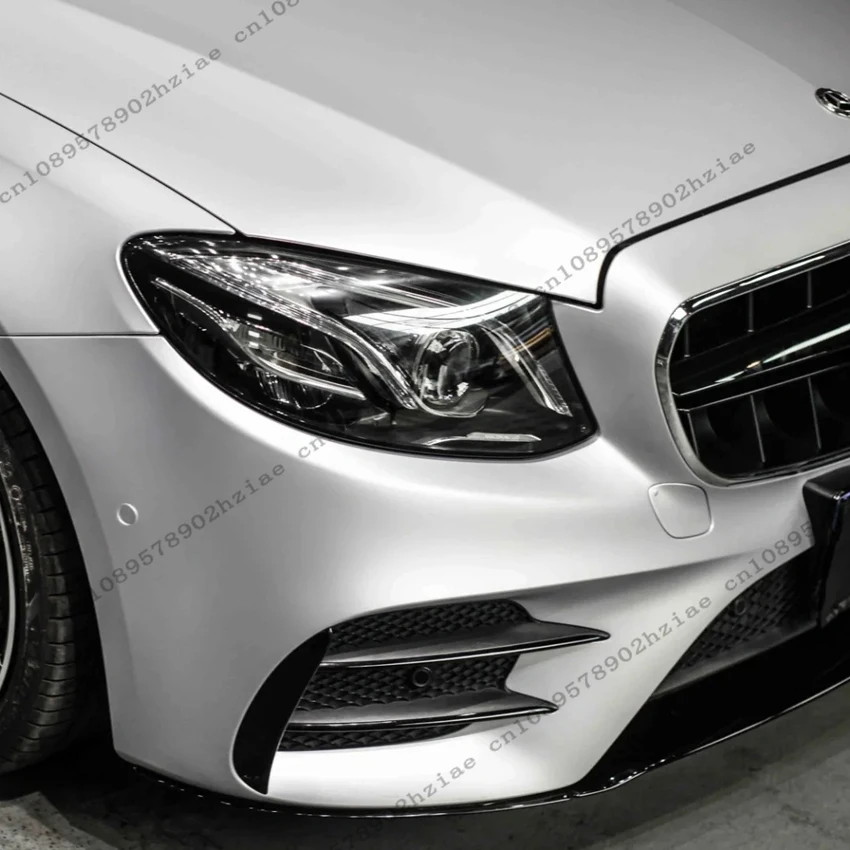 For Mercedes-Benz W213 S213 C238 Pre-Facelift AMG 2016-2020 Front Bumper Side Spoiler Air Vent Cover Trim Tuning Exterior Parts - view 5