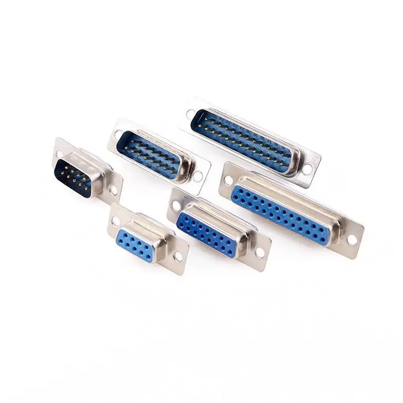 5 Stück DB Stecker und Buchse, Löttyp, serieller Anschluss DB9/15/25/37 Pin RS232-Schnittstellenbuchse COM – Detail 2