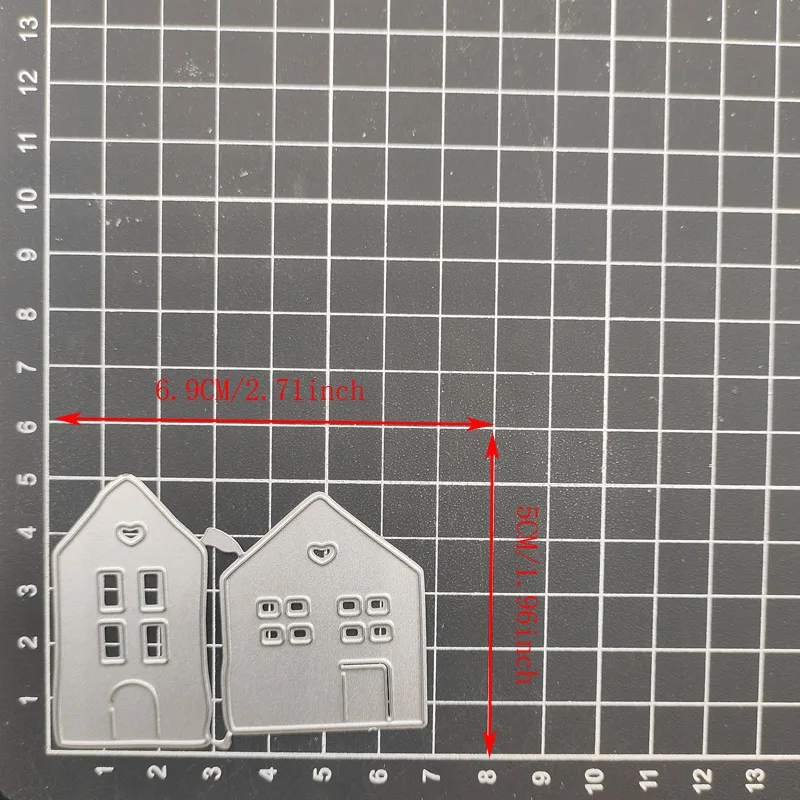 Domki do wycinania wykrawacze szablony do wycinania metalu Album Diy stempel karta papierowa wzór tłoczenia nóż do rękodzieła formy