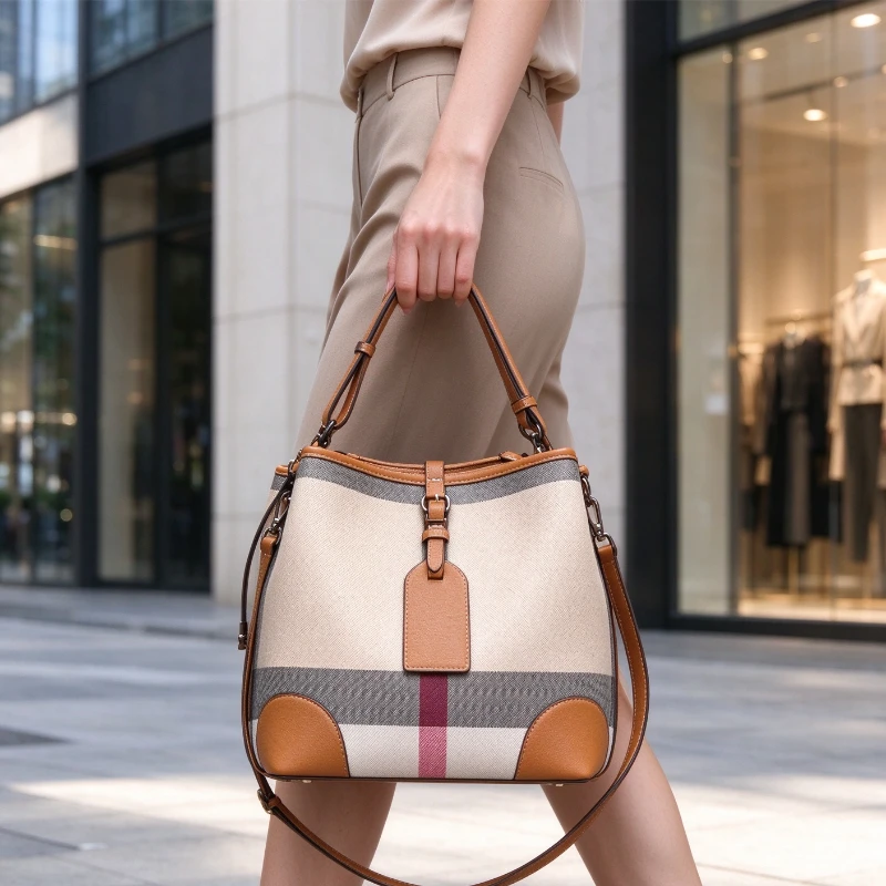 Minimalist Vintage Diaper Bag Women's Elegant Crossbody Handbag Luxury Designer Tote Leather Elegant Party Companion