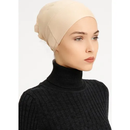 Anti-Slip Bonnet soft inner Hijab Muslim stretch Turban cap Islamic Underscarf Bonnet hat female headband tube turbante mujer