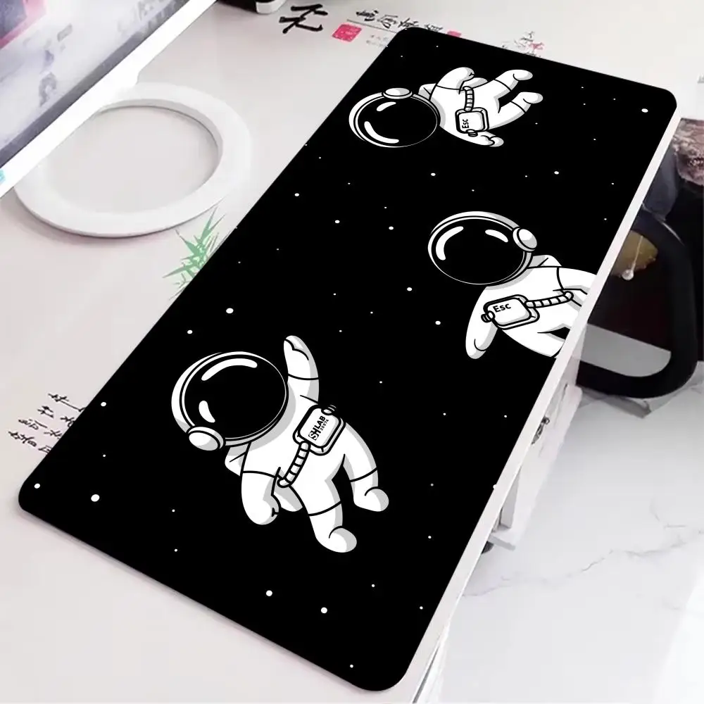 Space Mouse Pad Mouse Pad Komputer Besar Kantor Permainan Meja Tikar Karet Anti-slip Gaming Keyboard Mousepad Alas Meja Panjang