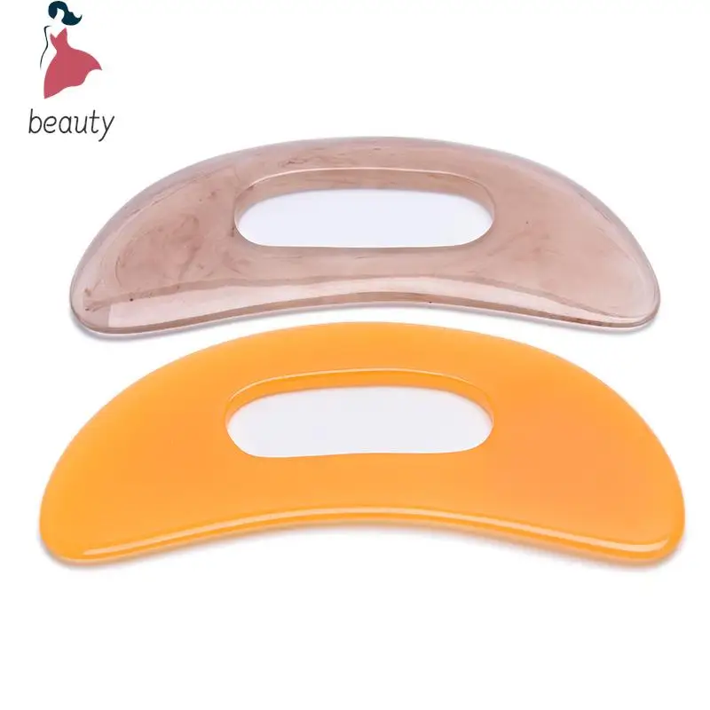 1pcs Natural Beeswax Scraper Guasha Board Back Neck Body Acupuncture Scrapping Beauty Tool