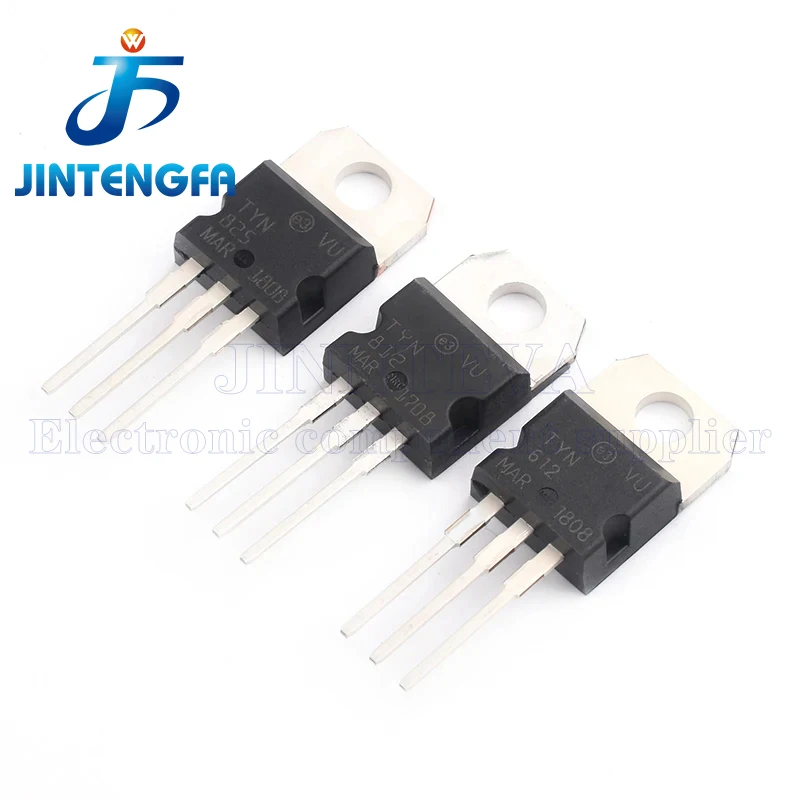 10 шт. TYN1225 TO-220 TYN208 TYN610 TYN612 TYN616 TYN812 TYN816 TYN825 TYN840 TYN625 TYN408 TYN410 TYN412 TYN1012 Тиристор SCRs