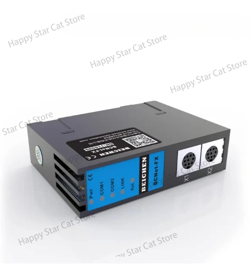 BEICHEN BCNet-FX Ethernet Communication Module for FX Series PLC round Port MC Protocol MODBUS TCP Protocol