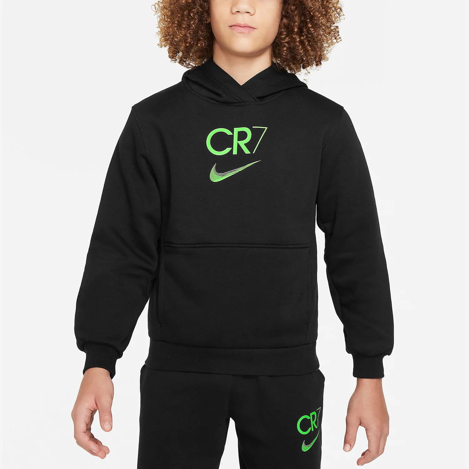 

Новая флисовая футбольная толстовка с капюшоном Nike Authentic Ronaldo Series для детей старшего возраста FN8420-010