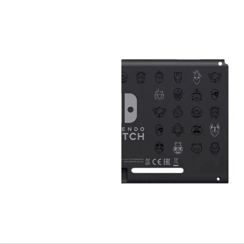 إصدار محدود من حافظة الإسكان البديلة لوحدة التحكم Switch NS غطاء حماية خلفي للوحة السوداء السفلية من نينتندو سويتش