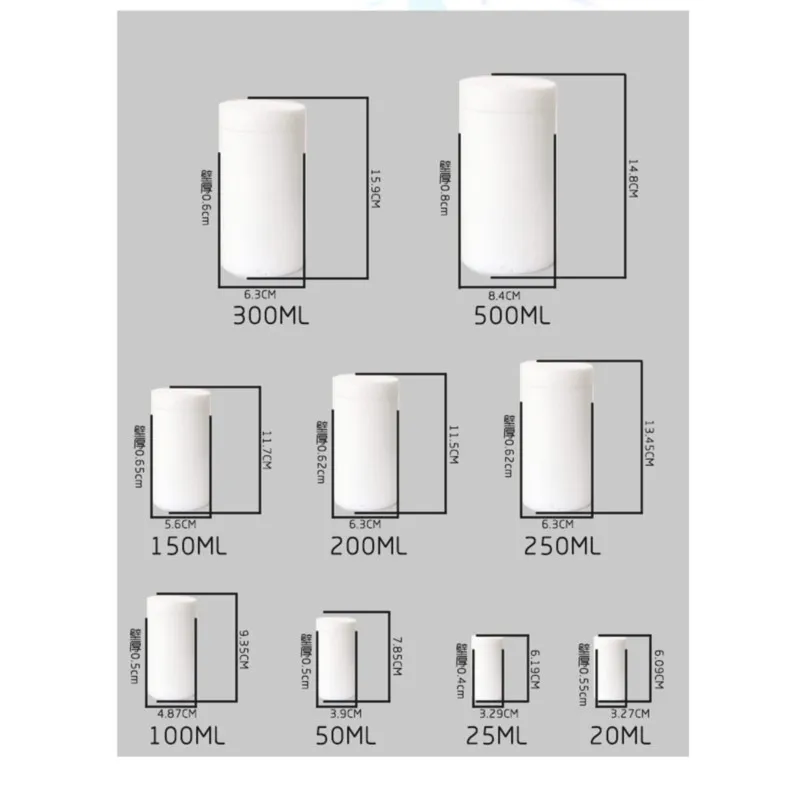 5/10/15/20/25/50/100/150/200/300/500ml Chamber Synthesis Liner Body for Hydrothermal Autoclave Reactor