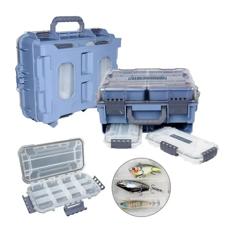 

Angled Tackle System with Three 3500 Stowaway Boxes Fishing Tackle Storage Premium Tackle Trays