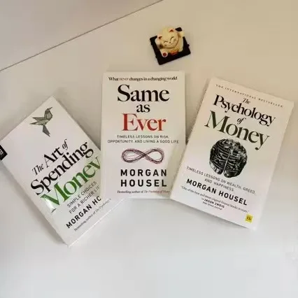 Psychologie de l'argent + Comme toujours + Le chemin des finances : un cours éternel sur la richesse, la cupidité et le bonheur Livres de finance pour adultes
