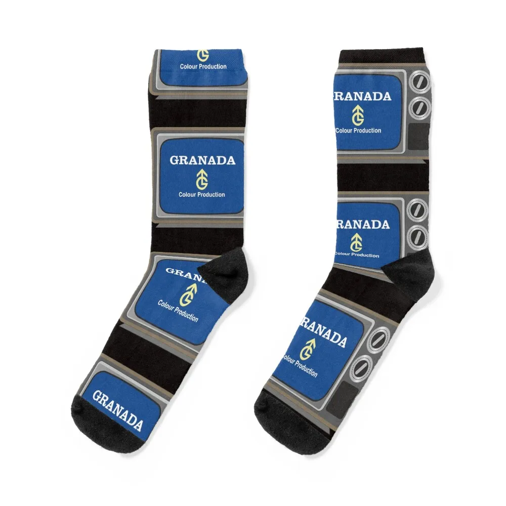 

Granada TV Socks moving stockings soccer anti-slip professional running gift Socks Girl Men's