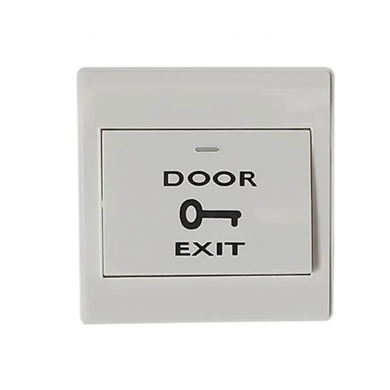 10pcs Mounted Exit Button With Bottom Box For Open Door Access Push Switch Suitable For All Doors