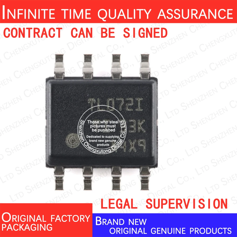 

10pcs/lot TL072IDR TL072I SOP 100% genuine stock in brand new original packaging