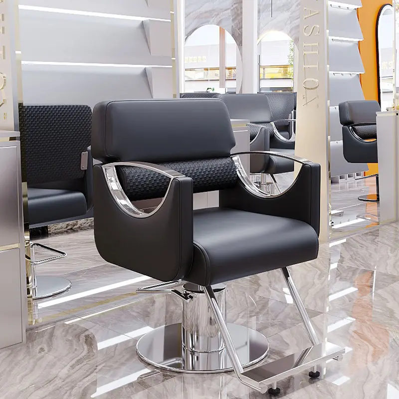 #Hair Cutting Chair Can Be Folded Down, Hair Cutting Chair Can Rotate, Hair Salon Hair Cutting Chair Can Be Raised and Lowered