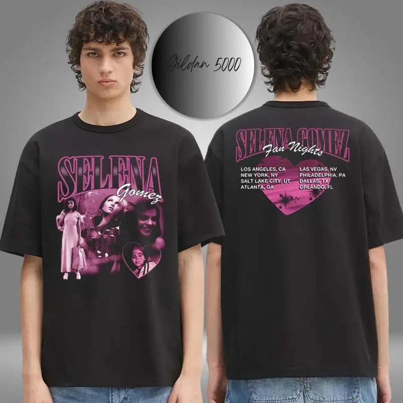 Selena Gomez Homage Two-Sided Unisex T-Shirt