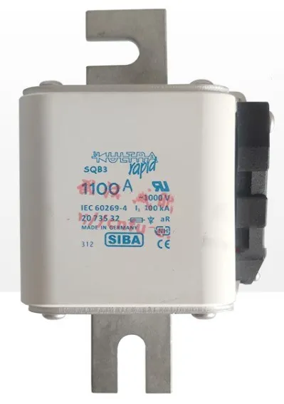 Fuses: SQB3 1100A 1000V 100KA 2073532 / SQB3 1100A 1000V 100KA 2073432 / SQB3 2073532 2073432 315A-1600A aR