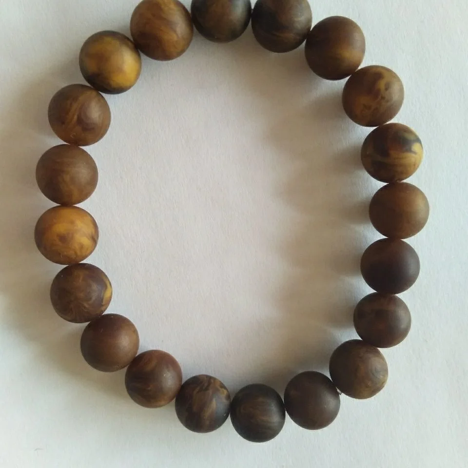 Vintage Men Bracelet  12 14 20mm Natural Wood Bead Tibetan Buddha Bracelet Charm Wood Beads Ethnic Tribal Wristbands Men Jewelry