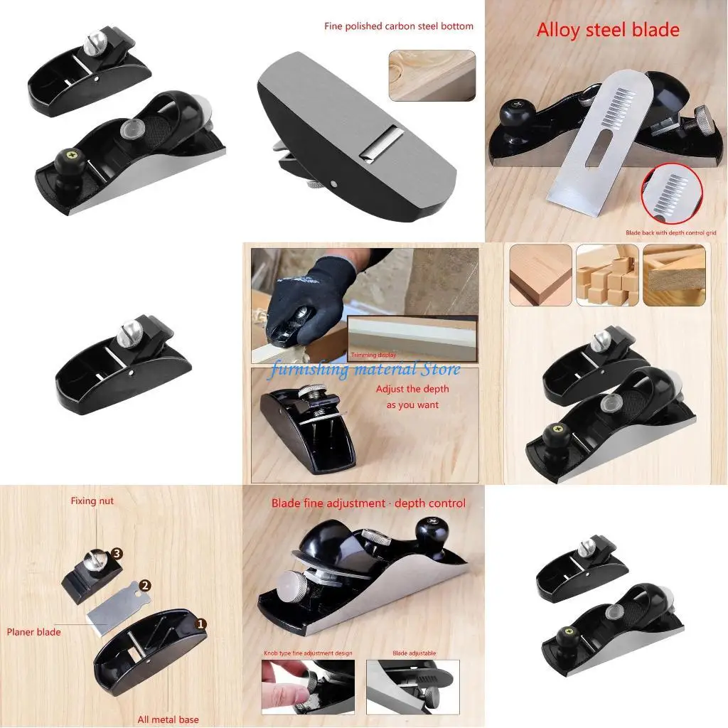 

Y5GD Alloy Steel Blade European Woodworking Planer Carbon Steel Trimming Plane