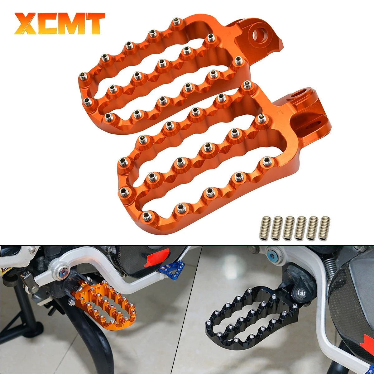 

For KTM Motorcycle CNC Foot Rest Pegs Footrest Footpeg 690 790 890 950 990 1050 1090 1190 1290 Adventure Supermoto S T SMC R