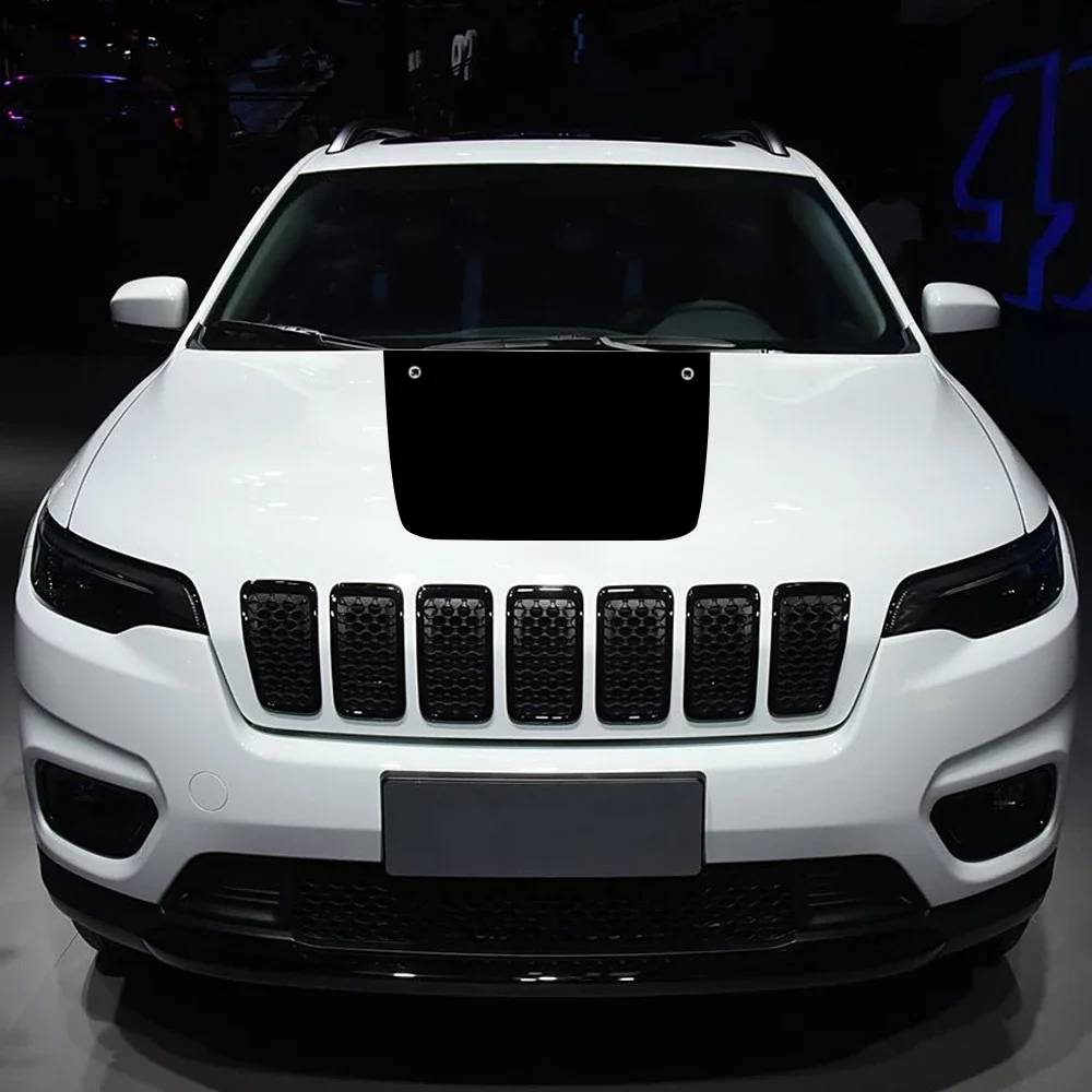 

Car Hood Door Engine Stickers For Jeep Cherokee 2019-2022 Latitude Limited DIY Bonnet Vinyl Film Decals Auto Tuning Accessories