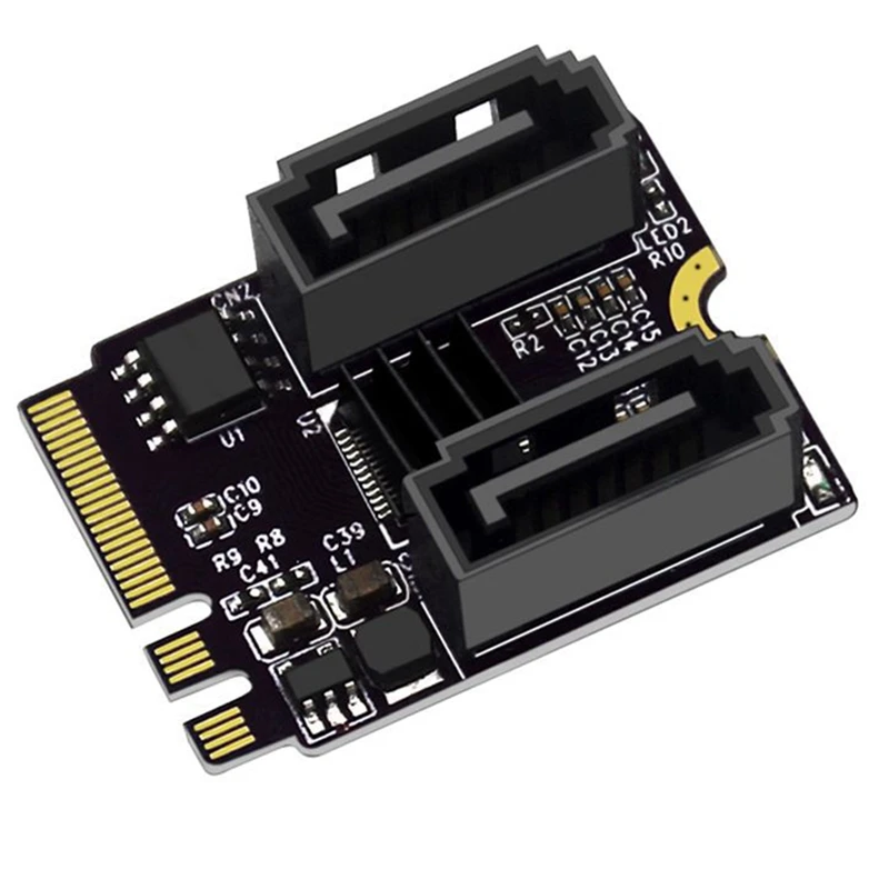 

Чипы 2 порта SATA III версия карты SATA III версия черная SATA III версия карта компьютерные аксессуары