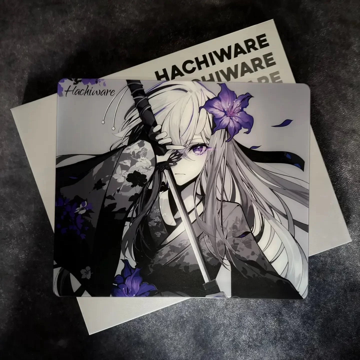 PANPAD Hachiware Flower Blade v2 e-sports FPS tempered glass mouse pad 4.0 Coating Optimization (copy)