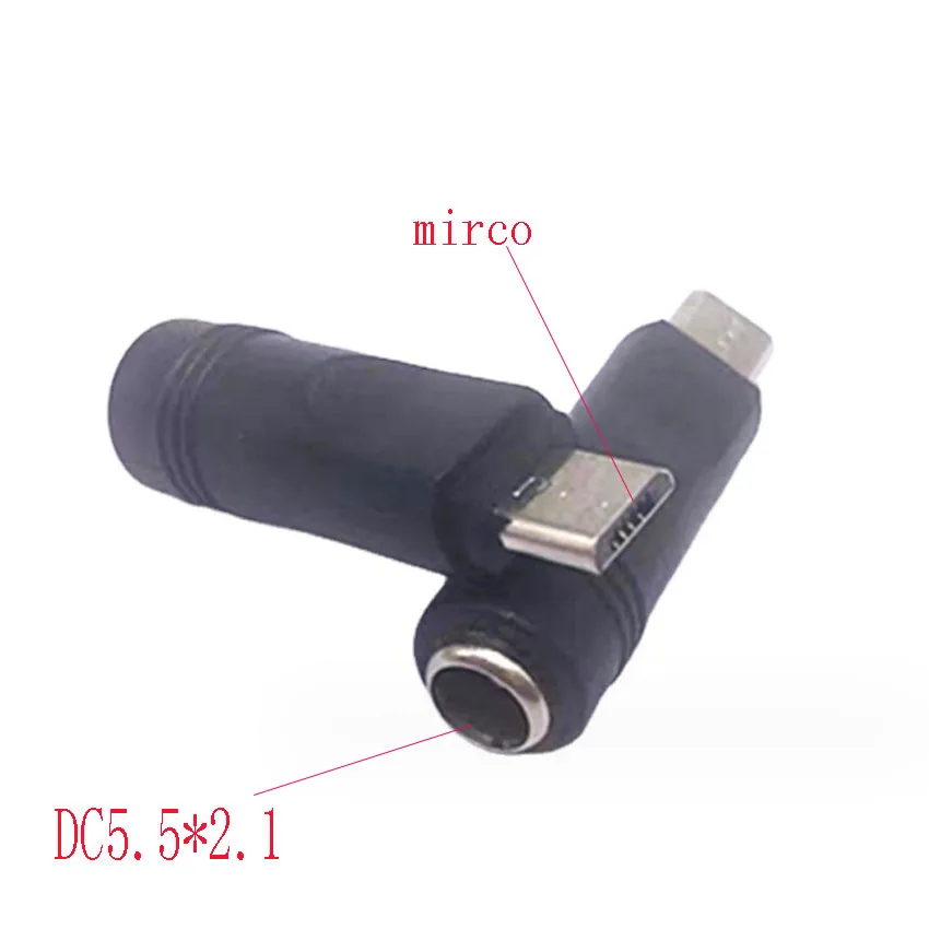 5V DC 5.5 * 2.1 mm Power Jack USB 3.1 Type C USB-C Type-c 5.5mm *2.1mm Type USB DC Power Connector Adapter