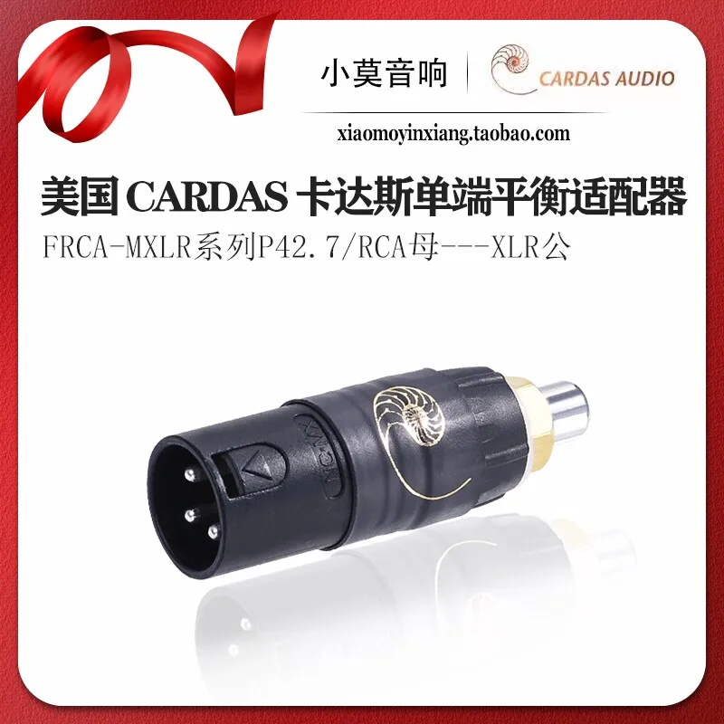 American CARDAS FRCA-MXLR Series P42.7 RCA Female to XLR Male Plug Adapter