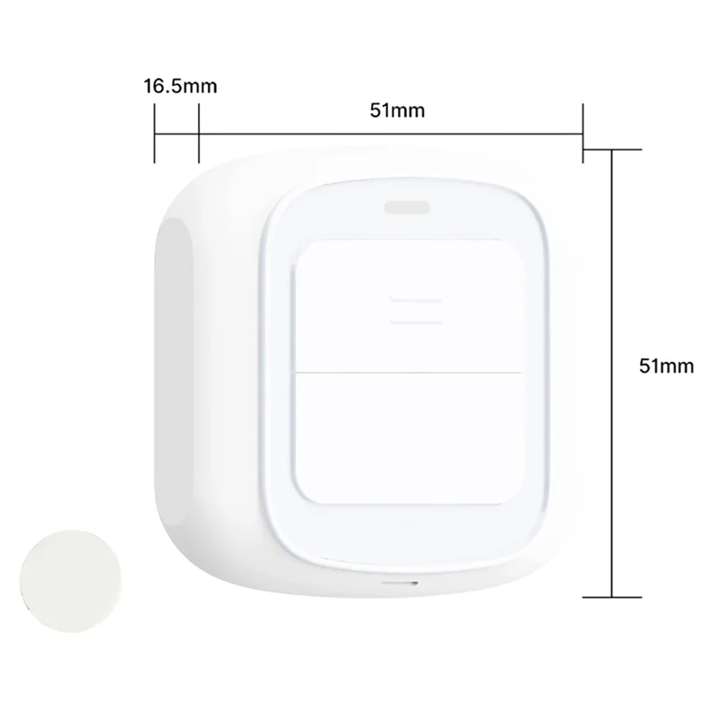 A99E-6X Tuya Wifi Button Scene Switch Wireless Smart Light Wall Switch Low Power Consumption No Wiring For One Tap To Run