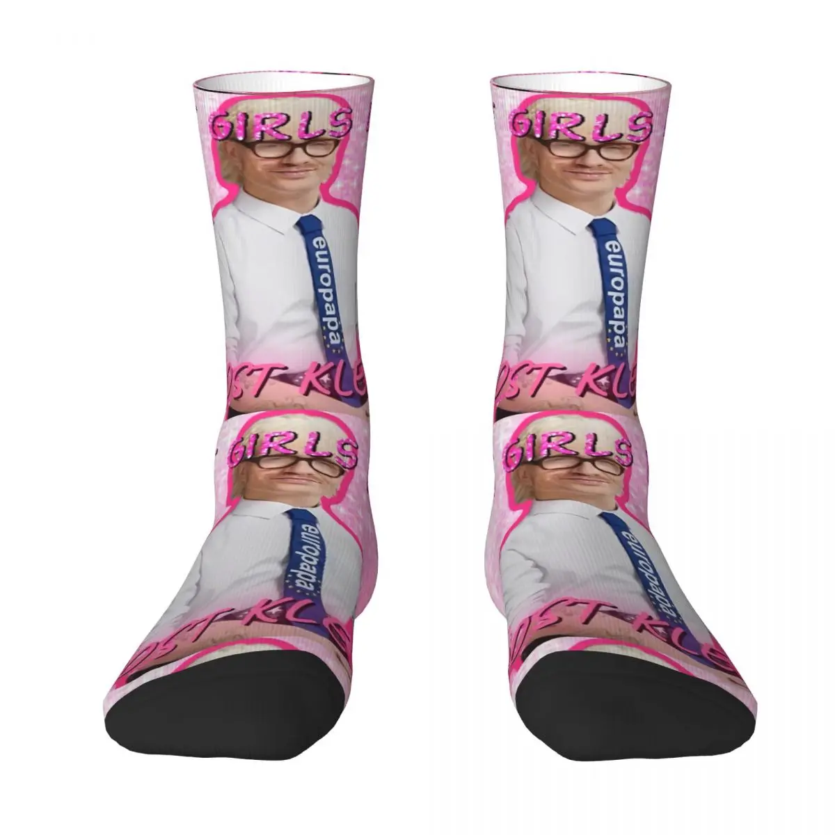 Girls Listen To Joost Klein Hearts Socks Leisure Stockings Autumn Anti-Slip Men Socks Warm Soft Graphic Climbing Socks