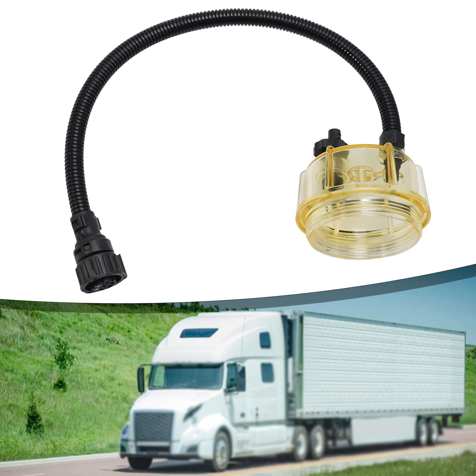 Peças e acessórios tigela de combustível amarelo 21333413 21337071 abs preto para volvo d13 vnl novo quente/fácil de instalar