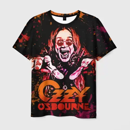 Heavy Metal Rock Band Rapper Ozzy Osbourne 3D Print T Shirts For Men/Women Hip Hop Short-sleeve T-Shirt Top Fashion Tee Clothing