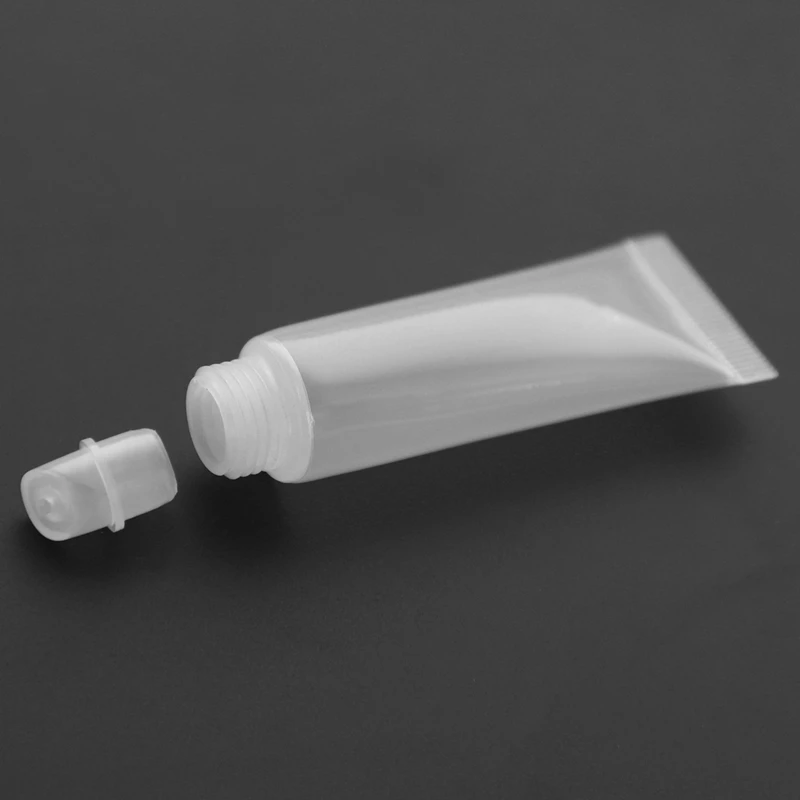 2025-250 Pack 10Ml Lip Gloss Tubes Empty Lotion Refill Tubes Soft Squeeze Tubes For DIY Travel Distribution Bottle