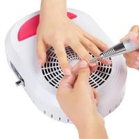 Brushless Nail Dust Collector Rechargeable Quiet Nail Drill Machine Filter System for Salon&Home Use Portable 3-Stage Filtration