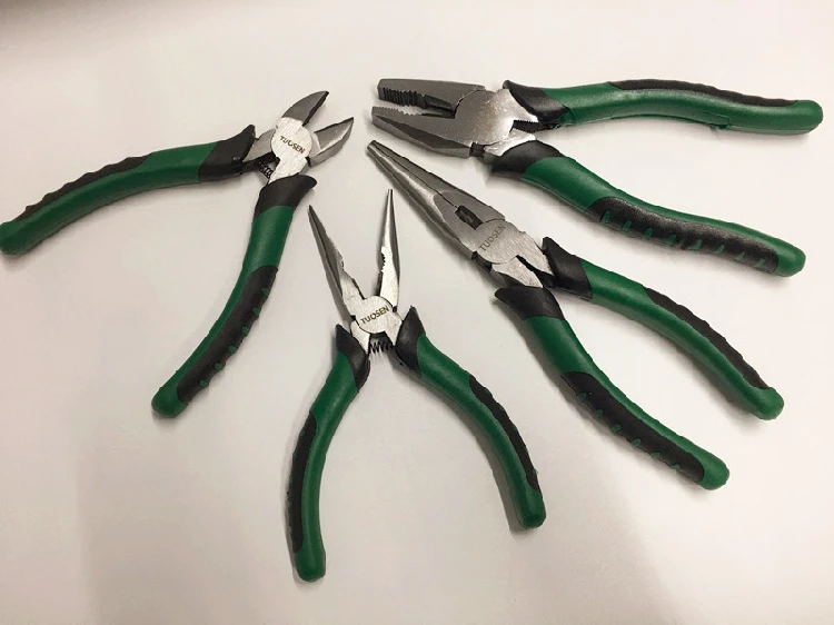 8-Inch Pointed Pliers 6-Inch Slanting Forceps Pointed Zipper Pliers Diagonal Cutting Pliers 8-Inch Vice Steel Wire Pliers Sewing