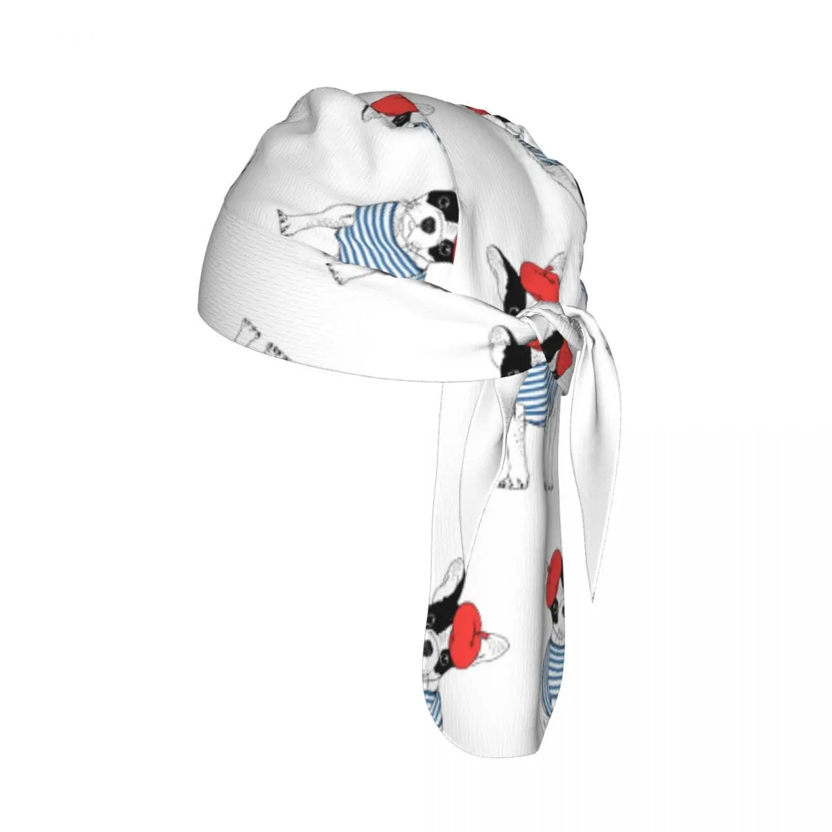 

Быстросохнущая велосипедная кепка, дышащая влагоотводящая бандана с рисунком французского бульдога, головной убор для бега, пешего туризма и езды на велосипеде на открытом воздухе