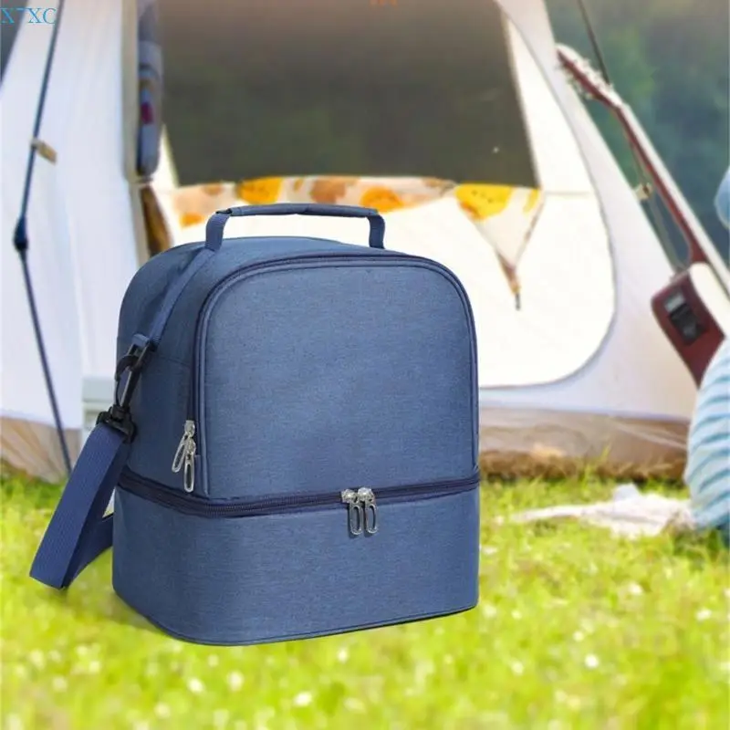 X7XC Cooling Bag Thermal Bag Large Capacity Lunch Bag Insulated Bag for Picnics Work