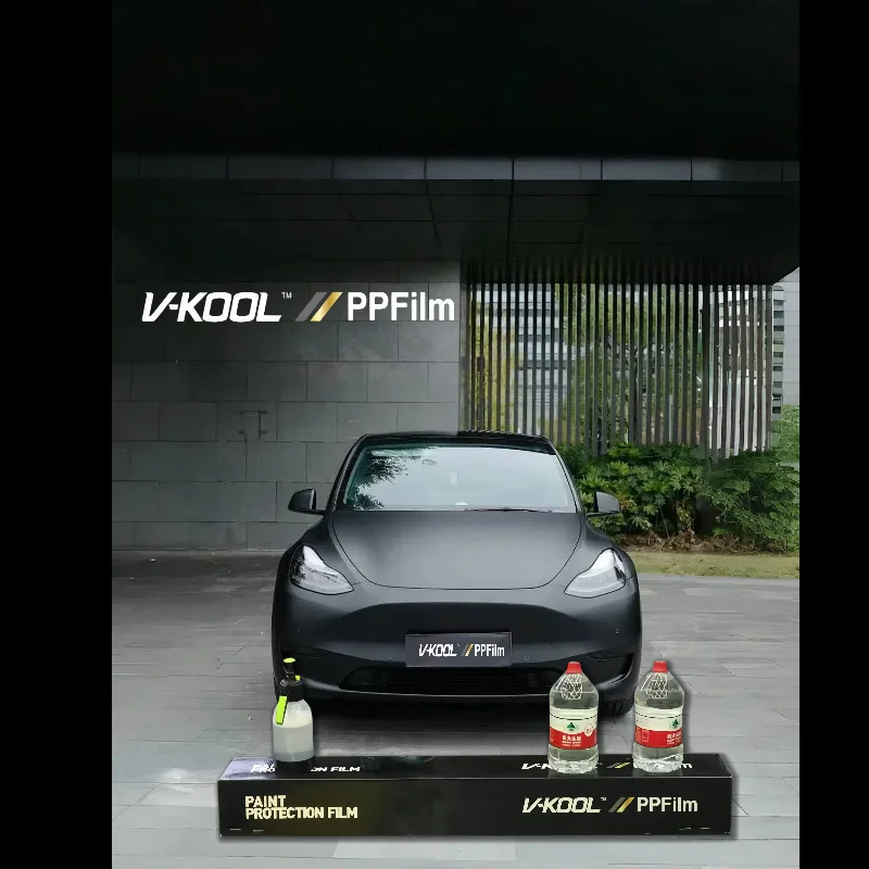 

VKool Matte Clear TPU PPF 15M*152CM Paint Protection Film Gloss Transparency Hydrophobic Self Healing Original Impact Shield