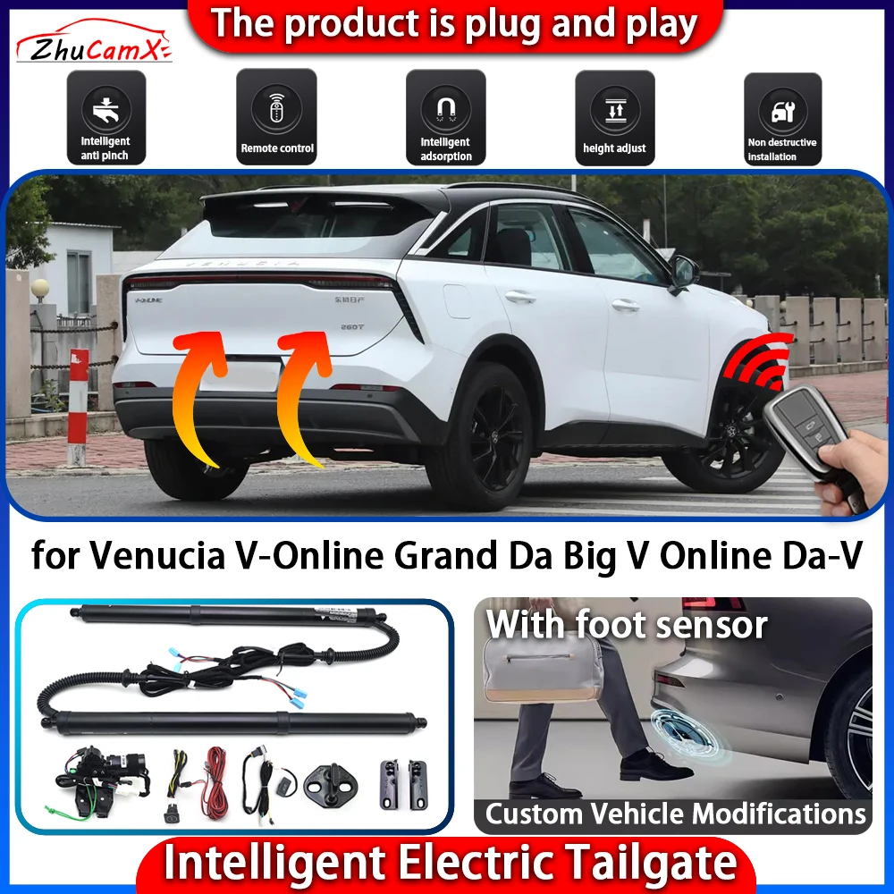 

Smart Powered Tailgate System for Venucia V-Online Grand Da Big V Online Da-V Automatic Intelligent Trunk Lift Control Kit