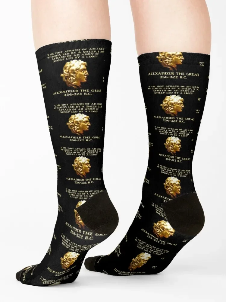Alexander the Great Socks Non-slip essential kids funny sock Socks Girl Men's