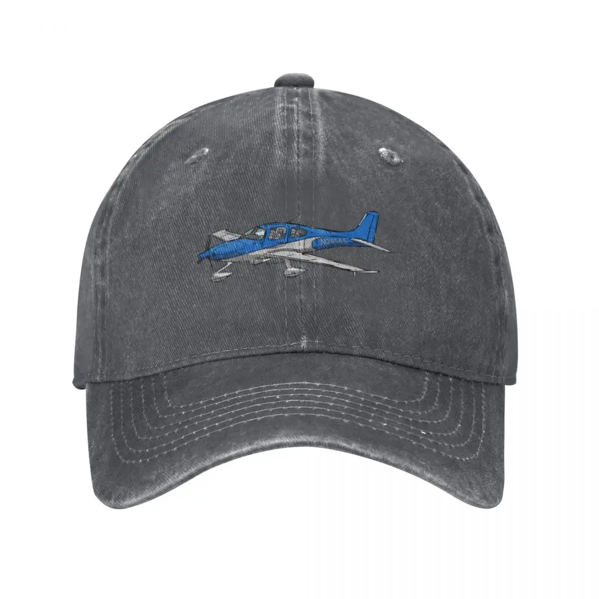 

Cirrus SR20 N245AS Baseball Cap Designer Hat Beach Bag Luxury Brand Caps Male Women's