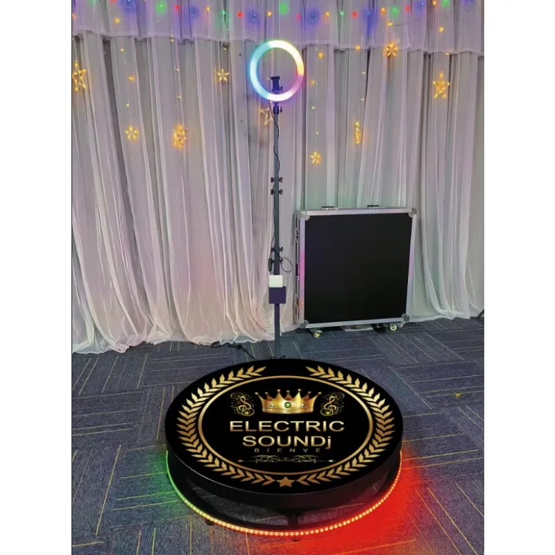 ZJW STLF high-quality customized products 80cm 2023 Latest Fashion 360 Video Photo Booth for Party Birthday Weddings Concert Pro