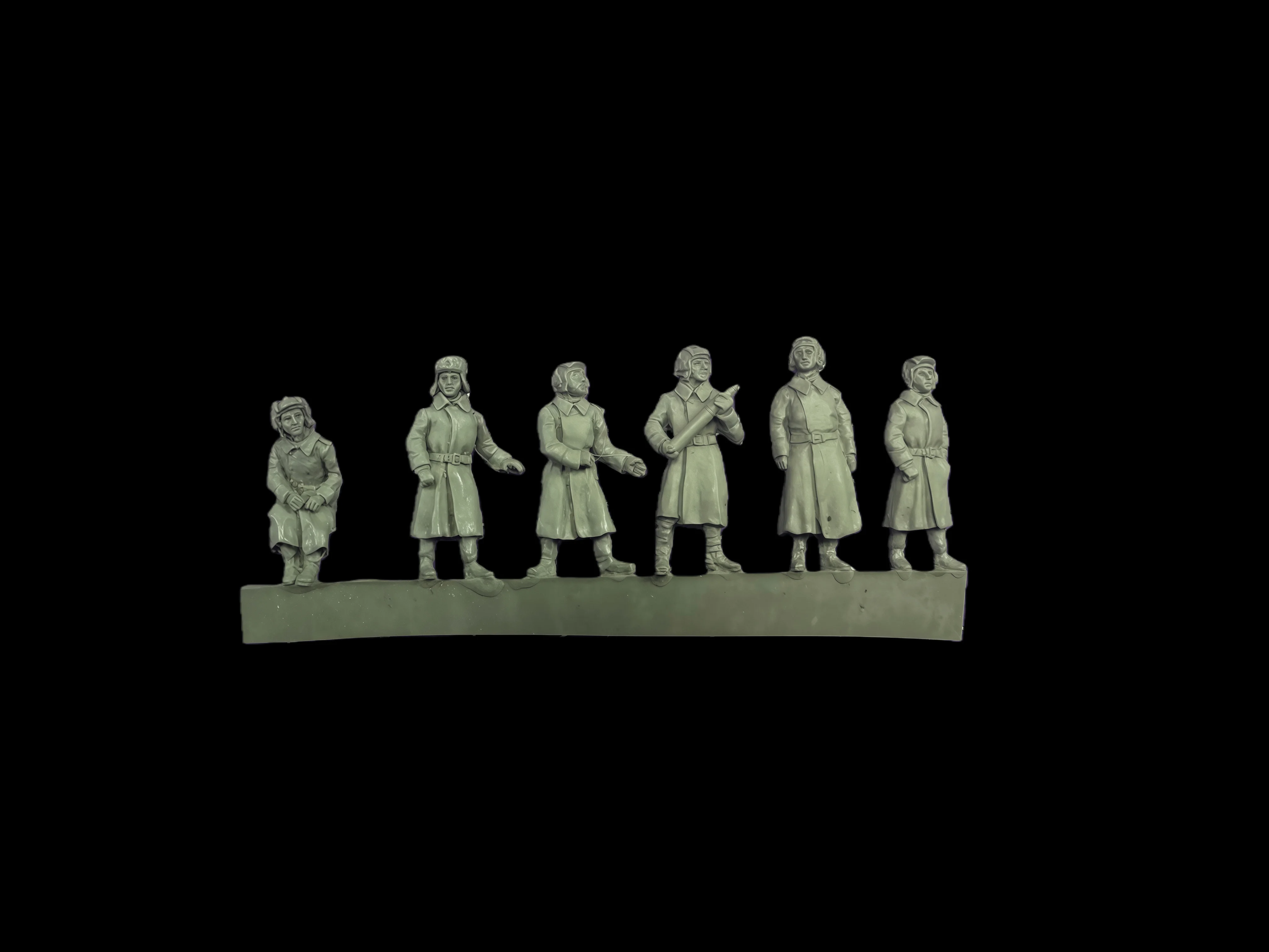 

1: 72 Casting Resin Model Assembly Kit, GK, Tank Crew Member, Unpainted, Needs To Be Assembled