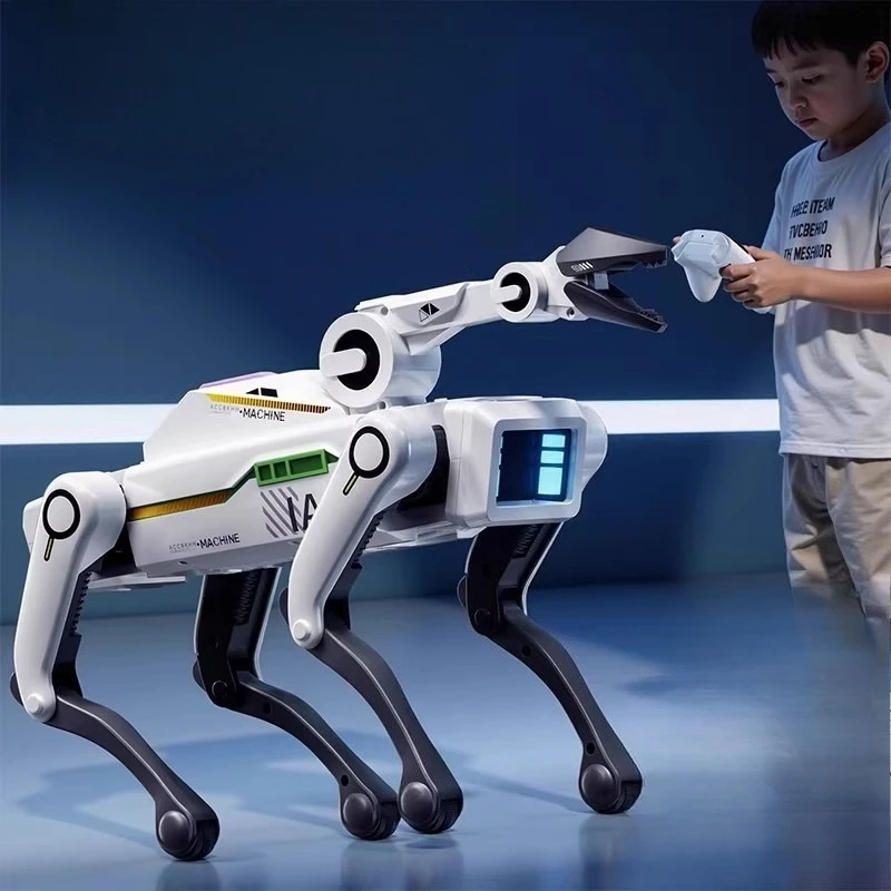 AI intelligent phone conversation bionic α coefficient remote control robot dog toy electric toy gift