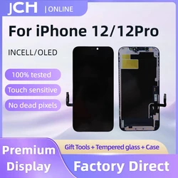 LCD Display for iPhone 12 12Pro Touch Screen Replacement for iPhone 12 Pro FHD Incell Support Face ID True Tone IC Transplant