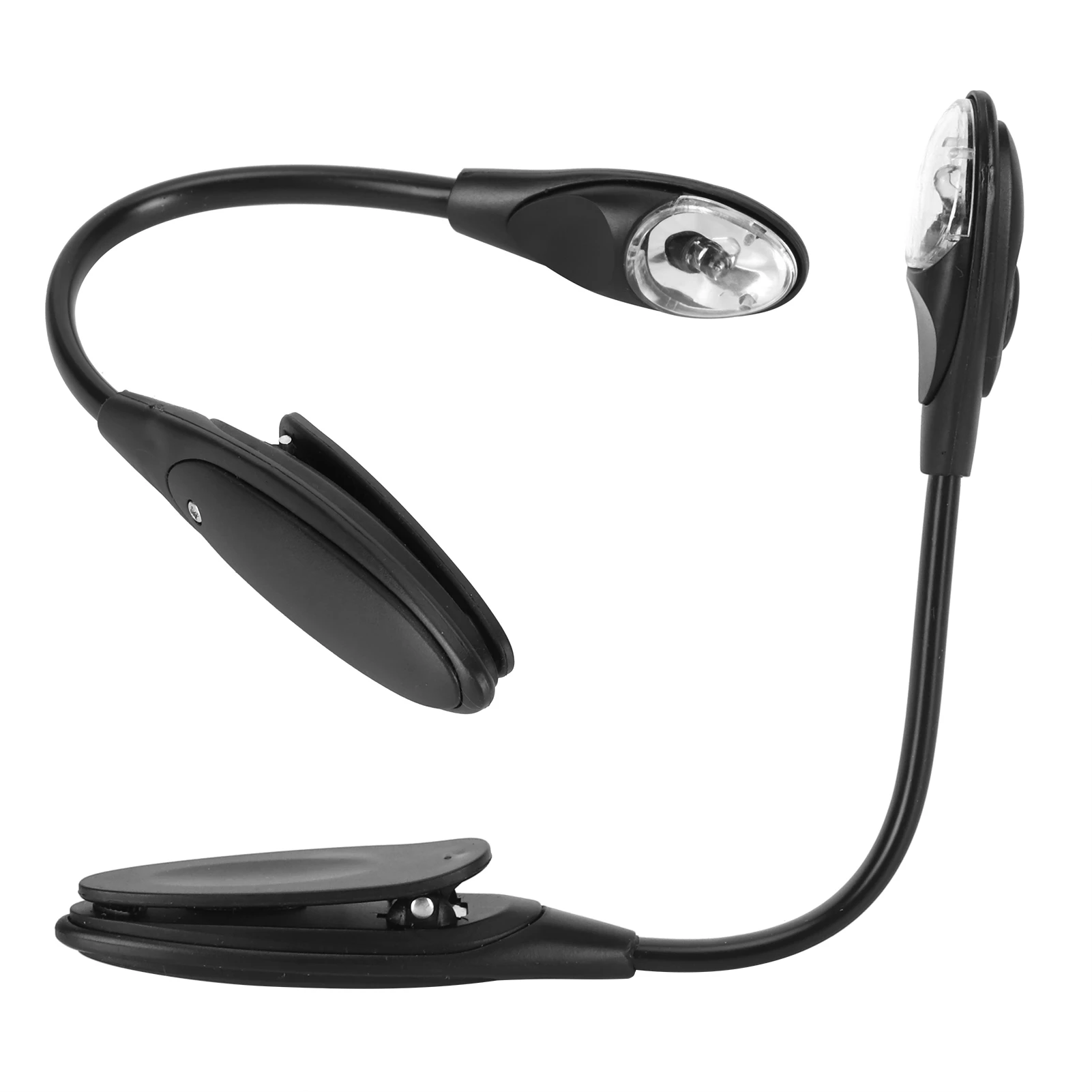 Mini LED Book Light Portable Flexible Reading Lamp Matching Clamp Soft No Dazzling Small Size Bedroom Travel Light Fixture