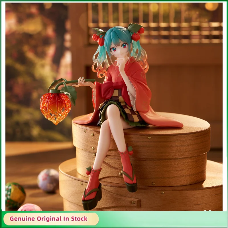 オリジナルアニメフィギュア初音ミク花の妖精ヌードルストッパーアクションフィギュアデスクトップ装飾品モデル趣味グッズ