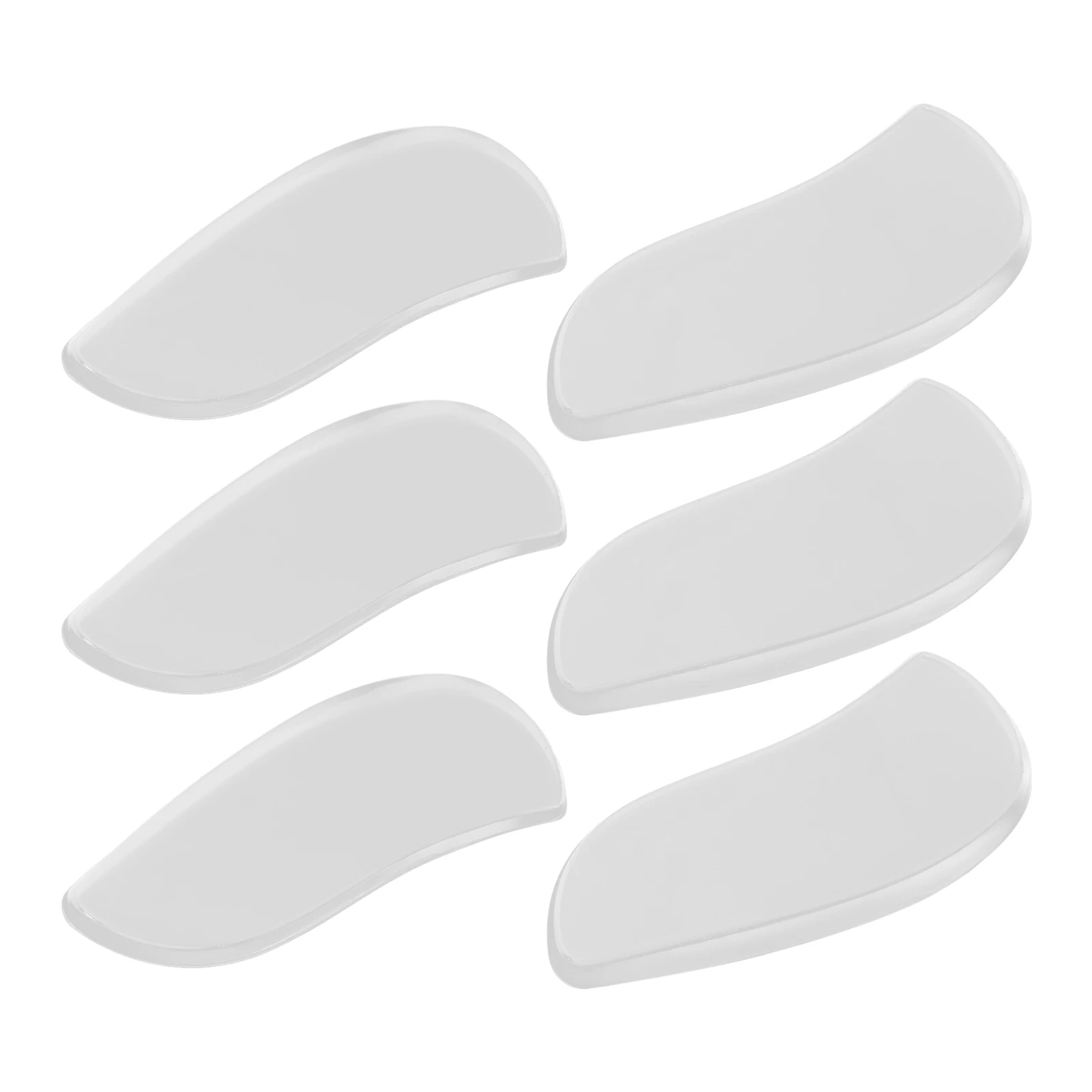 

3 Pairs Heel Correction Insoles Durable Soft Gel Shock Absorption Orthopedic Support For Men Women Walking Running Daily Use
